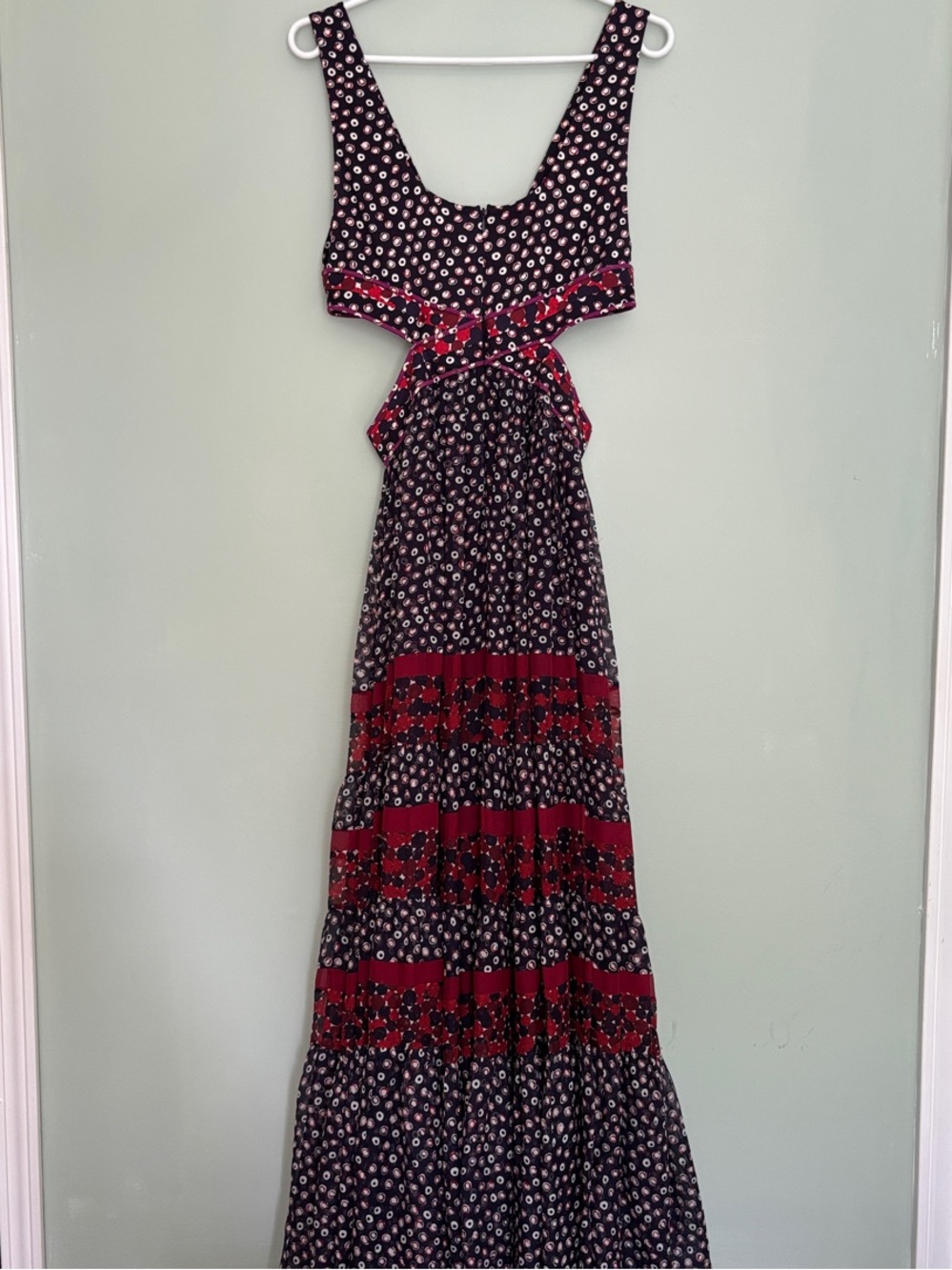 Diane Von Furstenberg Altessa Boho Maxi Dress (Size 8) Fall 2016 Collection - Picture 9 of 12